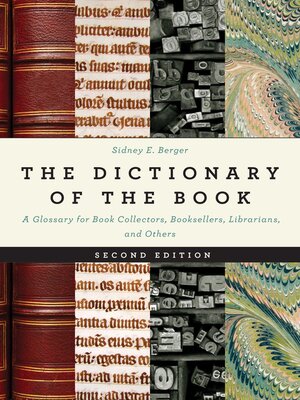 cover image of The Dictionary of the Book